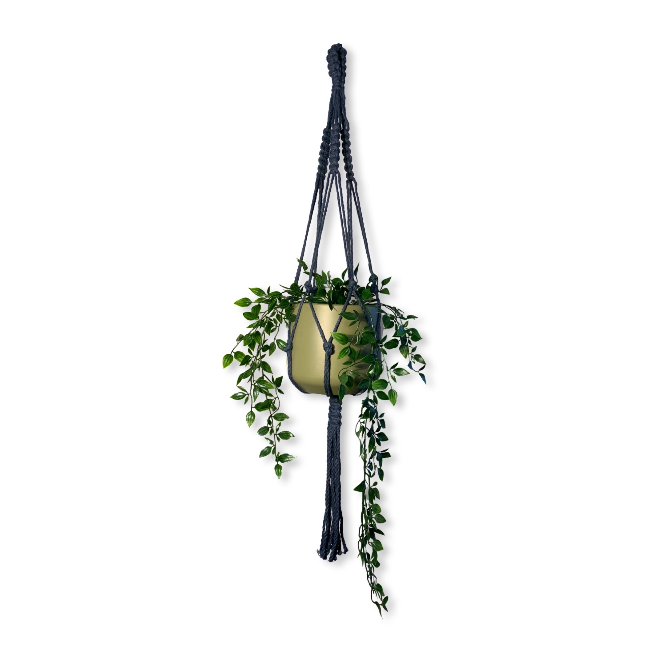 Plantenhanger 'Boho' Donkerblauw