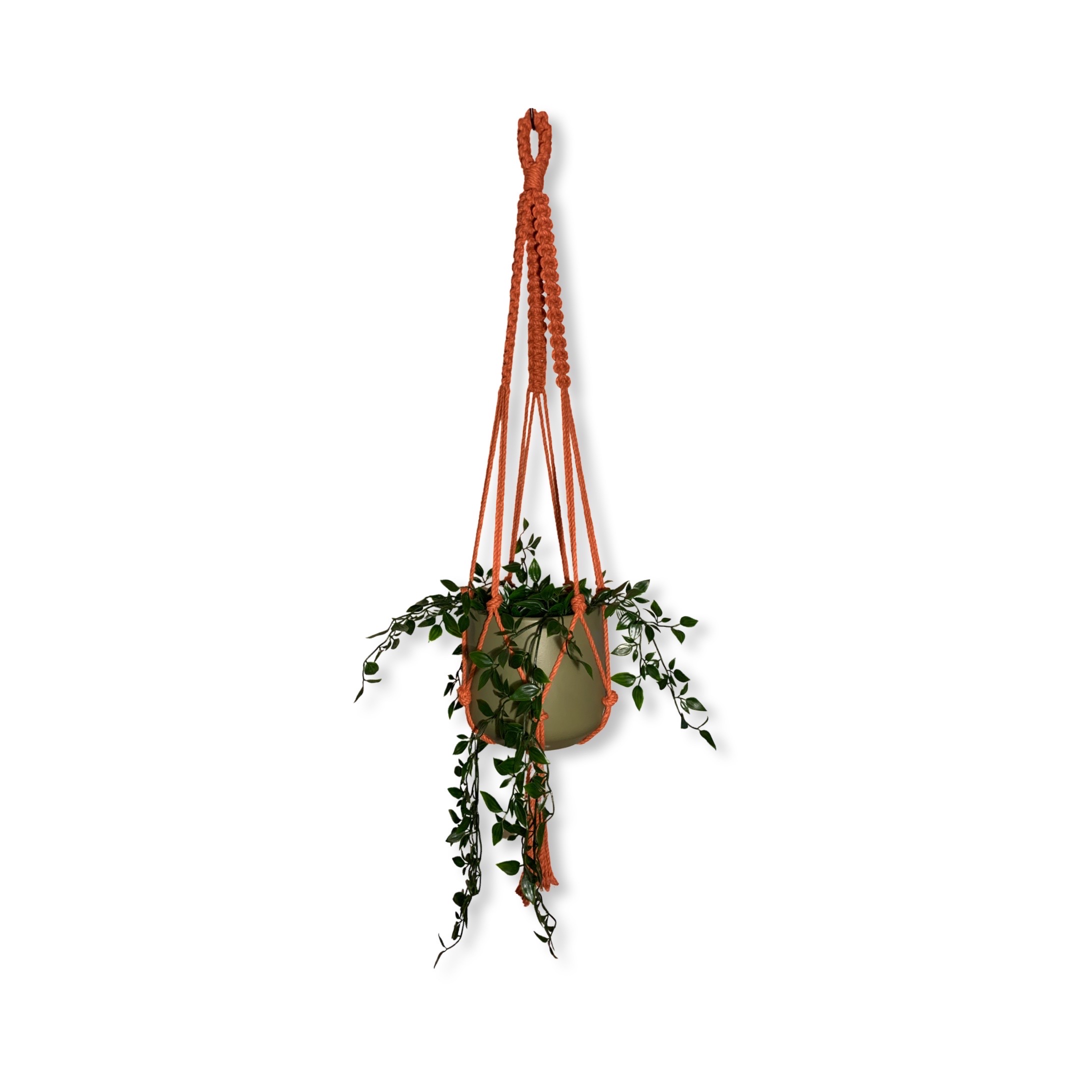 Plantenhanger 'Jazzy' Rood/Roestbruin