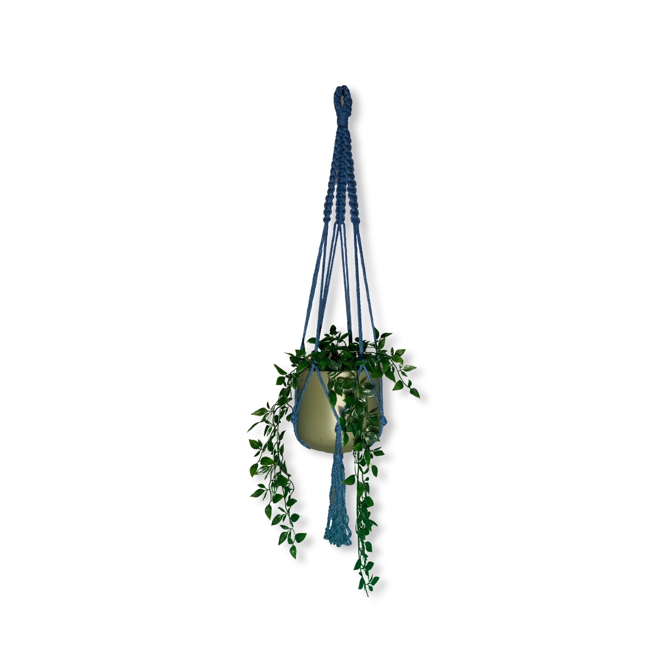 Plantenhanger 'Jazzy' Petrol Blauw