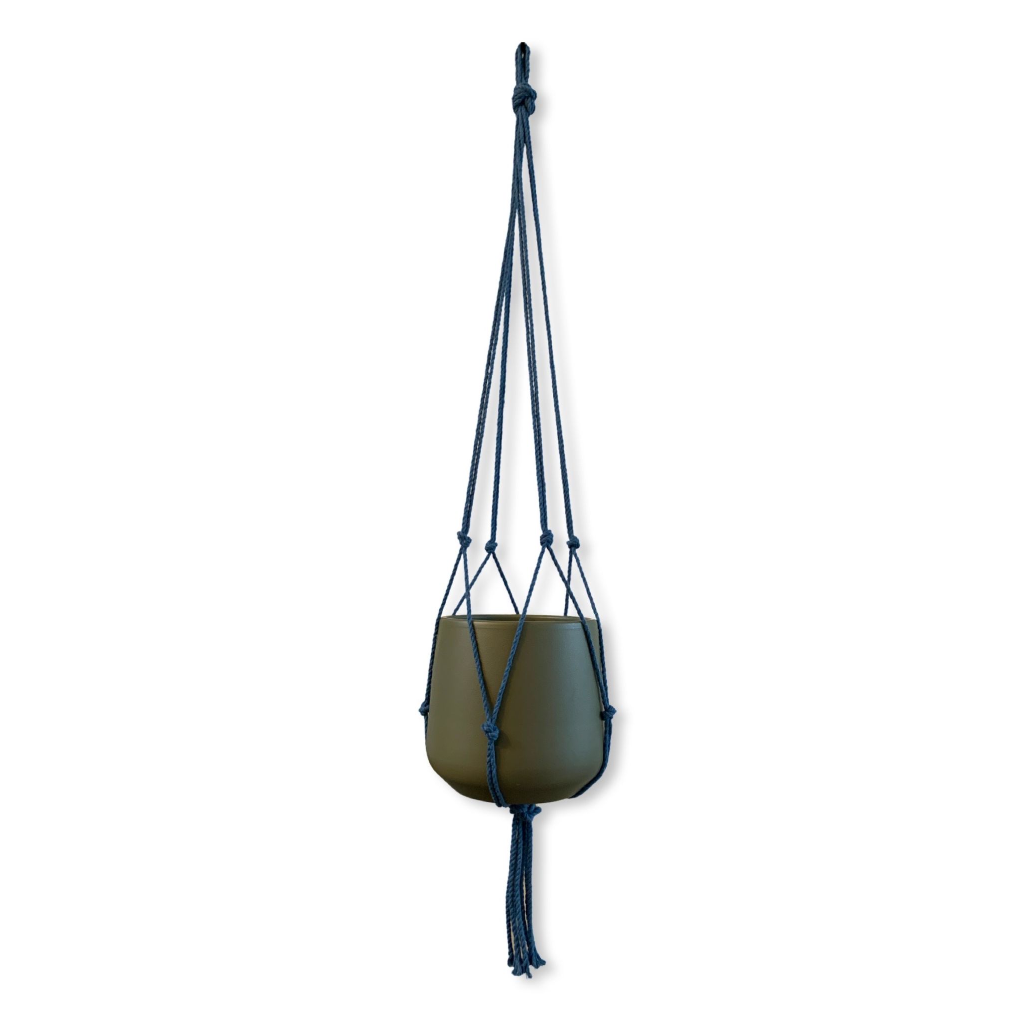 Plantenhanger Petrol Blauw 80 cm